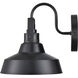 Axell 1 Light 9 inch Powder Coated Black Outdoor Wall Sconce